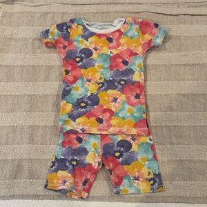 Burt’s Bees Kids Pansy Pajama Set Size 4T